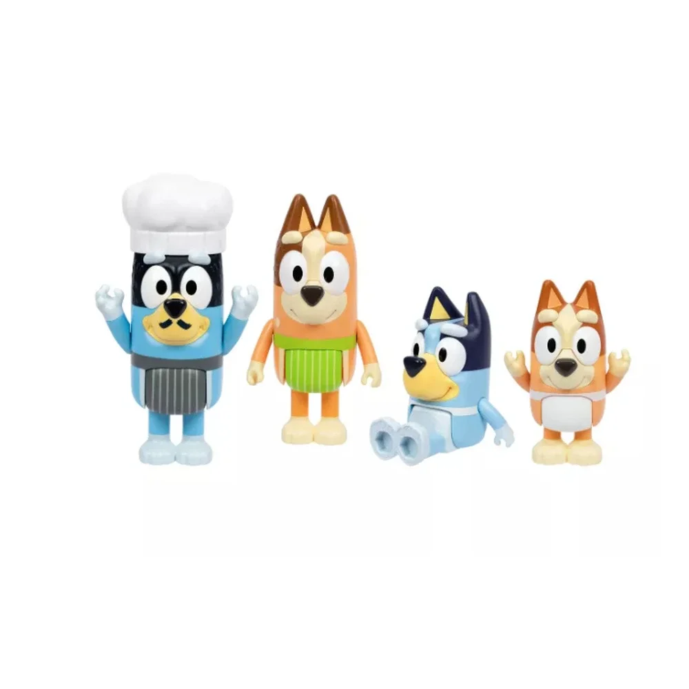 Bluey Let's Play Chef Chat Mates Figure Dinner Time Heeler: Interactive NWT